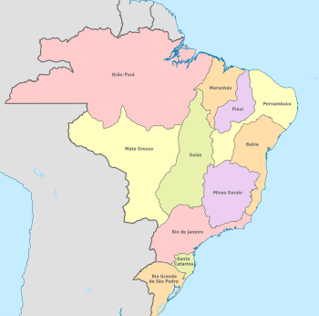 Brazil in 1750