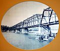 CBandQ RR Bridge Burlington Iowa 1891