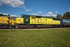 CNW Chicago and North Western No. 7009 at the Illinois Railway Museum - September 2024