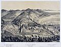 Casimiro Castro - The Villa de Guadalupe Seen from a Hot-air Ballon - Google Art Project