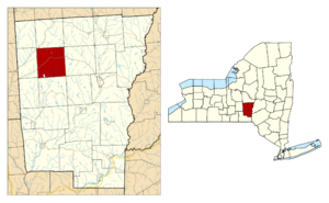 Chenango County NY Pharsalia town highlighted.svg