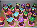 Cupcakes made for a graduation party