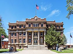 The 1922 Dallam County Courthouse in Dalhart