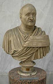 Domizio enobarbo, padre di nerone, busto di restauro, inv. 2222