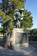 Doughboy Statue in Overton Park, Memphis TN