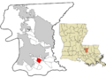 East Baton Rouge Parish Louisiana incorporated and unincorporated areas Inniswold highlighted