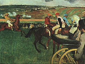Edgar Degas - At the Races
