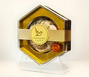 Edible Bird's Nest, in decorative packaging.