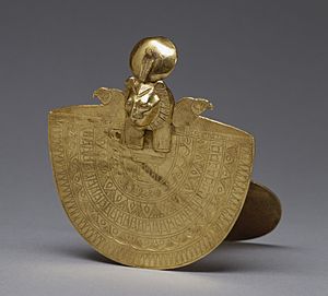 Egyptian - "Aegis" with the head of Sakhmet - Walters 57540 - Three Quarter