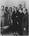 Eleanor Roosevelt, Walter Reuther, Milton Eisenhowerand Cuban Invasion Prisoners Delegation in Washington... - NARA - 196284