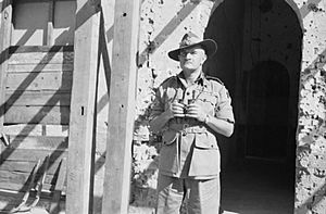 Field Marshal Sir William Slim, General Officer Commanding Fourteenth Army in Burma, 5 March 1945. SE3310