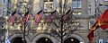 Flags at Trump Hotel and Native American Flag