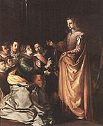 Francisco de Herrera (I) - St Catherine Appearing to the Prisoners - WGA11375