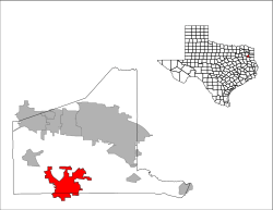 Location of Kilgore, Texas