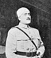 Middle-aged man in French military uniform of the First World War
