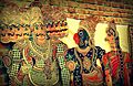 Hanuman and Ravana in Tholu Bommalata, the shadow puppet tradition of Andhra Pradesh, India