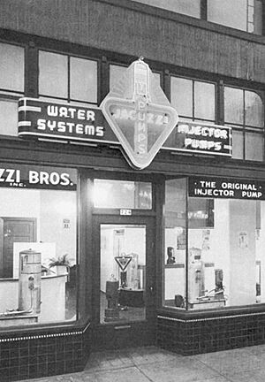 Historic Jacuzzi Bros. storefront