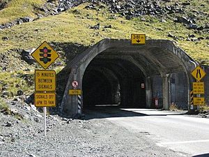 Homer tunnel east