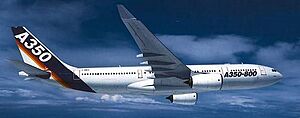 Initial Airbus A350 concept