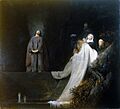 Jan Lievens (1607–1674) The Raising of Lazarus 1631 oil on canvas 107x114 cm (42.1 × 44.8 in) Art Gallery and Museum Brighton
