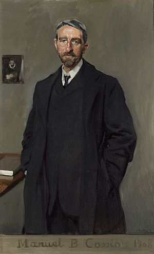 Joaquín Sorolla, Manuel Bartolomé Cossío (1908)
