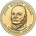 John Quincy Adams Presidential $1 Coin obverse