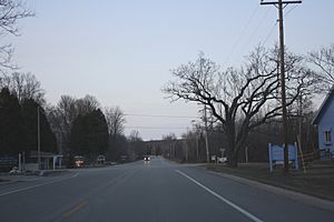 Looking north in Juddville