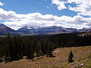 Kings Peak with Henry's Fork Basin
