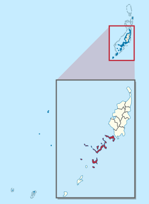Location of Koror State in Palau