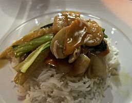La Marmite Mauricienne (Flic-en-Flac) - chop suey crevettes (1)