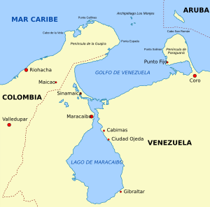 Lake Maracaibo map-es