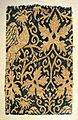 Lampas with phoenix silk and gold Iran or Irak 14th century