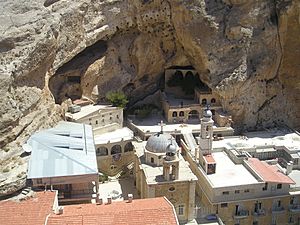 Maaloula-St-Thecla from top of rock