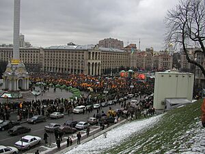 Maidan Nezalezhnosti 11-21-2004 (Orange revolution) - panoramio