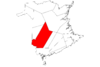 Map of New Brunswick highlighting York County.svg