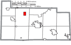 Location of Lindsey in Sandusky County