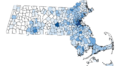 Massachusetts Towns by Population (2020 census)