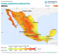 Mexico GHI Solar-resource-map GlobalSolarAtlas World-Bank-Esmap-Solargis
