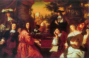 Musical Company by Johannes Voorhout (1674)
