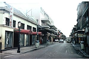 New Orleans 1977 - Bourbon Street at St Louis in the French Quarter