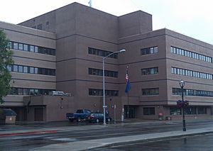 North Elevation of Fairbanks Alaska Public School Headquarters