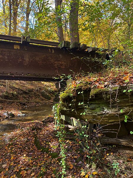 North End of Eastern Side of Scott Creek Bridge-North