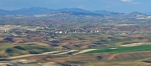 Oakesdale as seen from Steptoe Butte.