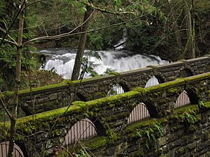 Old Stone Bridge Whatcom Falls Park Bellingham Washington