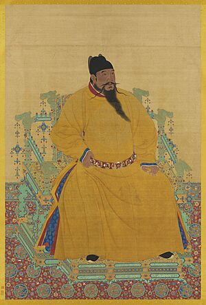 Portrait assis de l'empereur Ming Chengzu