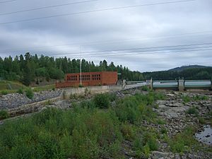 Hydroelectic power station in Arbrå.