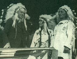 President Coolidge, Chauncey and Rosebud Yellow Robe