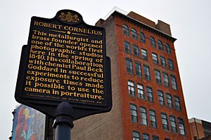 Robert Cornelius Historical Marker S 8th & Ranstead Sts Philadelphia PA (DSC 3259)