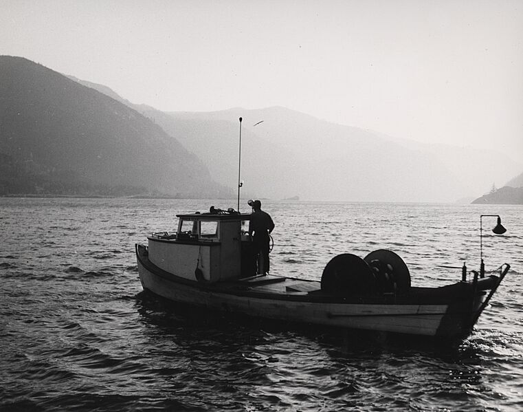 Salmon gill net boat