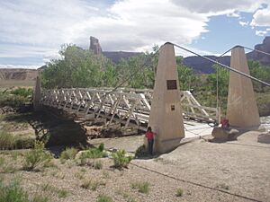 San Rafael Swinging Bridge Utah